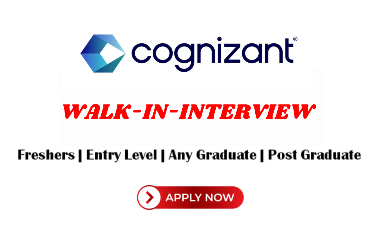 Cognizant Hiring News Walk-In-Interview on 25th May 2024!