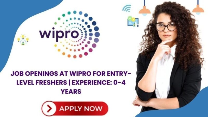 Wipro Walk-In Interview from 20th to 24th May 2024